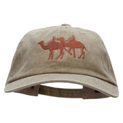 Crossing Egypt Cotton Twill Premium Pigment Dyed Cap - Khaki OSFM