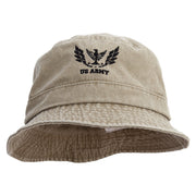 US Army Embroidered Washed Bucket Hats