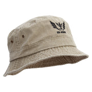 US Army Embroidered Washed Bucket Hats