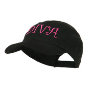 Wording of Diva Embroidered Cap