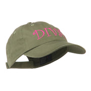 Wording of Diva Embroidered Cap