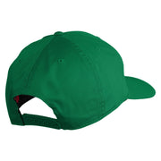 Diamond Jewelry Patched Solid Cotton Twill Pro Style Cap - Kelly OSFM
