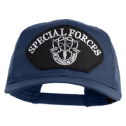 Special Forces Patched Solid Cotton Twill Mesh Prostyle Cap - Navy OSFM