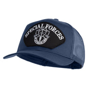 Special Forces Patched Solid Cotton Twill Mesh Prostyle Cap - Navy OSFM
