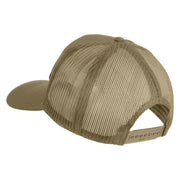 Special Forces Patched Solid Cotton Twill Mesh Prostyle Cap - Khaki OSFM