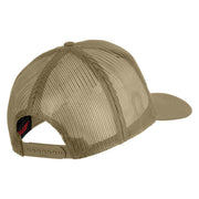 Special Forces Patched Solid Cotton Twill Mesh Prostyle Cap - Khaki OSFM