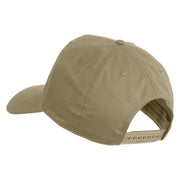 USS Oklahoma BB 37 Blue Patched Solid Cotton Twill 5 Panel Prostyle Snap Cap - Khaki OSFM