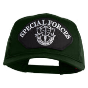Special Forces Patched Solid Cotton Twill Mesh Prostyle Cap - Dark Green OSFM