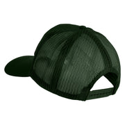Special Forces Patched Solid Cotton Twill Mesh Prostyle Cap - Dark Green OSFM