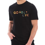 Goodlife Graphic Design Ring Spun Combed Cotton Short Sleeve Deluxe Jersey T-Shirt - Black XS