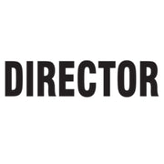 Director Letters Heat Transfers Sticker