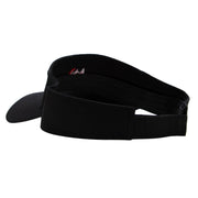 ATL Embroidered Cotton Twill Sun Visor - Black OSFM