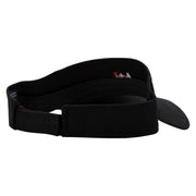 ATL Embroidered Cotton Twill Sun Visor - Black OSFM