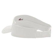 ATL Embroidered Cotton Twill Sun Visor - White OSFM