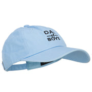 Dad of Boys Embroidered Unstructured Cotton Cap