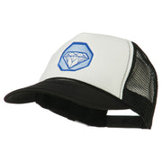 Diamond Jewelry Embroidered Foam Mesh Back Cap