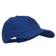 Dad of Boys Embroidered Unstructured Cotton Cap