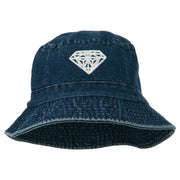 Diamond Jewelry Logo Embroidered Bucket Hat