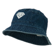 Diamond Jewelry Logo Embroidered Bucket Hat