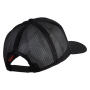 25th Infantry Division Tropic Lightening Patched Solid Cotton Twill Mesh Prostyle Cap - Black OSFM