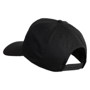 USS Ticonderoga CG 47 Patched Solid Cotton Twill 5 Panel Prostyle Snap Cap - Black OSFM