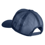 25th Infantry Division Tropic Lightening Patched Solid Cotton Twill Mesh Prostyle Cap - Navy OSFM