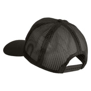 25th Infantry Division Tropic Lightening Patched Solid Cotton Twill Mesh Prostyle Cap - Charcoal OSFM