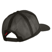 25th Infantry Division Tropic Lightening Patched Solid Cotton Twill Mesh Prostyle Cap - Charcoal OSFM