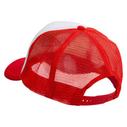 Mardi Gras Squad Embroidered Summer Foam Mesh Trucker Cap - Red-White OSFM