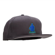 Dj Silhouette Embroidered Prostyle Snapback