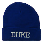 Halloween Character Duke Embroidered Beanie