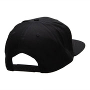 Dj Silhouette Embroidered Prostyle Snapback