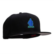 Dj Silhouette Embroidered Prostyle Snapback