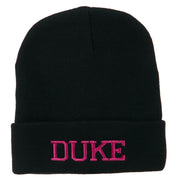 Halloween Character Duke Embroidered Beanie