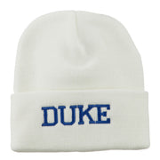 Halloween Character Duke Embroidered Beanie