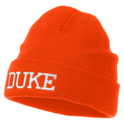 Halloween Character Duke Embroidered Beanie