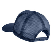 4th Infantry Division Steadfast and Loyal Patched Solid Cotton Twill Mesh Prostyle Cap - Navy OSFM