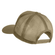 4th Infantry Division Steadfast and Loyal Patched Solid Cotton Twill Mesh Prostyle Cap - Khaki OSFM