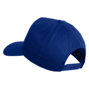 USS Constellation CV 64 Blue Patched Solid Cotton Twill 5 Panel Prostyle Snap Cap - Royal OSFM