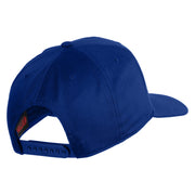 USS Constellation CV 64 Blue Patched Solid Cotton Twill 5 Panel Prostyle Snap Cap - Royal OSFM