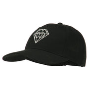 New Diamond Outline Embroidered Cotton Cap