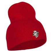 Dalmatian Embroidered Short Beanie