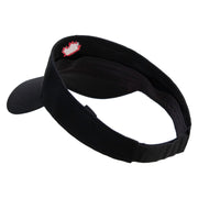 Canada Maple leaf Embroidered Sports Visor