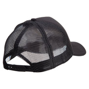 US Army Veteran Embroidered Summer Foam Mesh Trucker Cap - Black OSFM