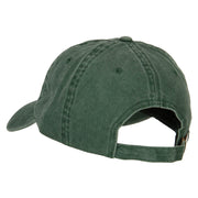 Delaware with Map Outline Embroidered Washed Cotton Twill Cap