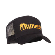 Billiards Embroidered Trucker Cap