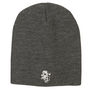 Dalmatian Embroidered Short Beanie