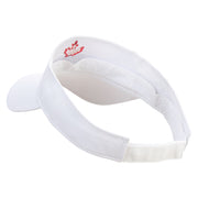 Canada Maple leaf Embroidered Sports Visor