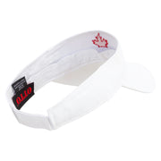 Canada Maple leaf Embroidered Sports Visor