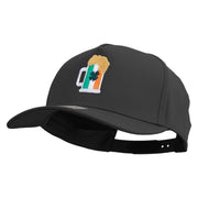 St. Patrick's Irish Beer Solid Cotton Twill 5 Panel Prostyle Snap Cap - Black OSFM